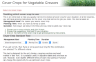 Cover Crop Tool for Vegetable Growers