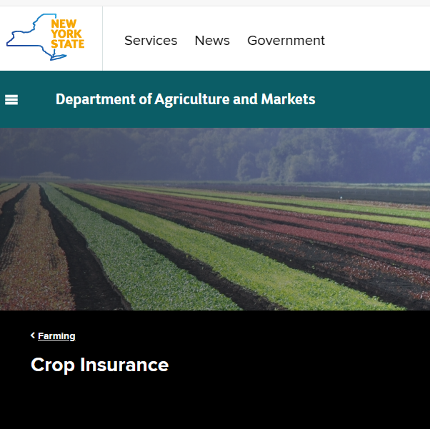 Climate Smart Farming NYS Department of Agriculture and Markets Crop